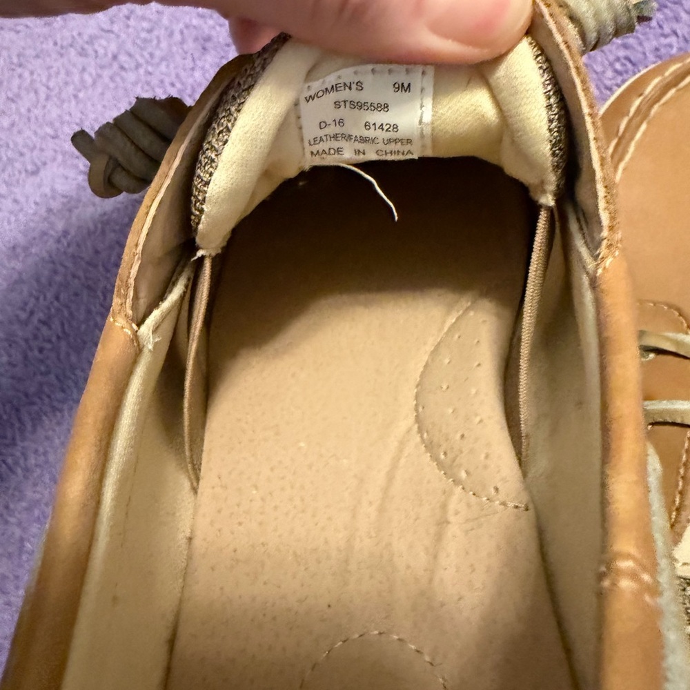 Sperry Women’s Tan Boat Shoes - Picture 3 of 4